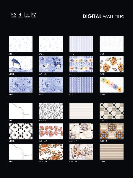 200x300 mm blue digital wall tiles from india