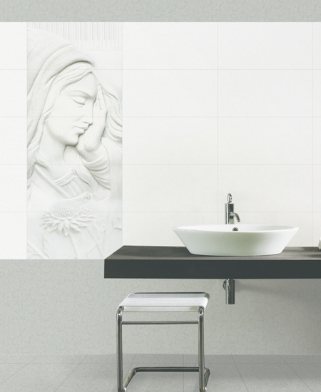 300x600 gray digital wall tiles with glossy finish