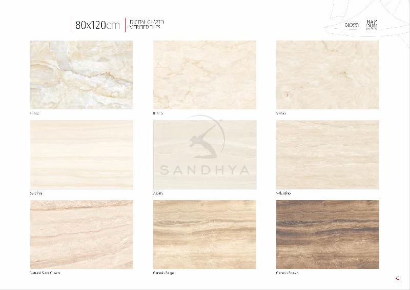 800x1200 mm ivory colour with high glossy finish vitrified tiles from gujarat