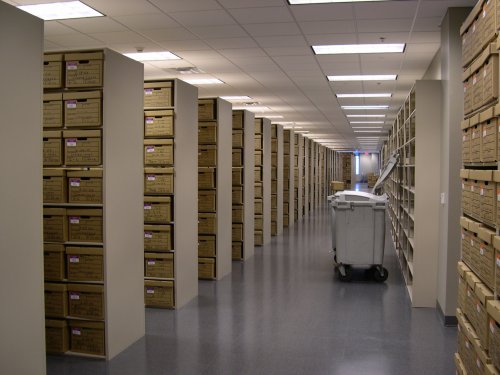 Steel Office Record Storage Shelving Systems