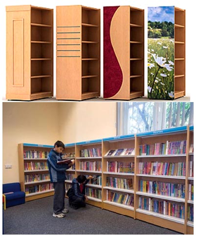 Wooden Book Shelving Systems