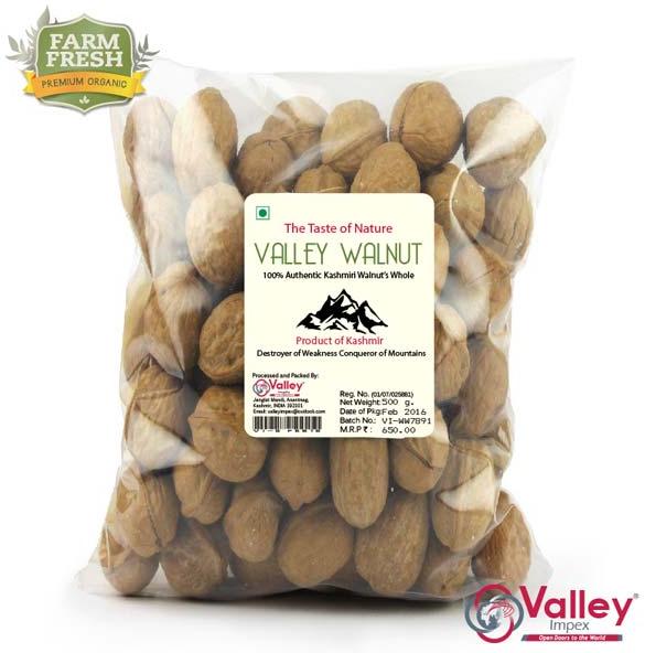 Walnut Shelled Organic Kashmiri Akhrot Premium Grade
