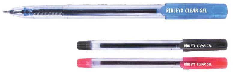 Black Round Clear Gel Pen, for Writing, Length : 4-6inch