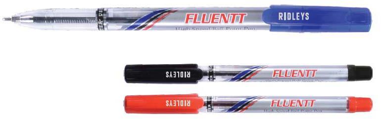 Round Plastic Fluent Ballpoint Pen, for Writing, Length : 4-6inch