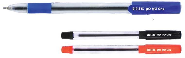 Black Round Yo Yo Grip Ballpoint Pen, For Writing, Length : 4-6inch