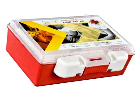 Civil Defence Plastic First Aid Box