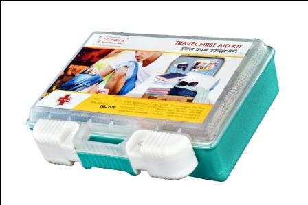 Travel Plastic First Aid Box