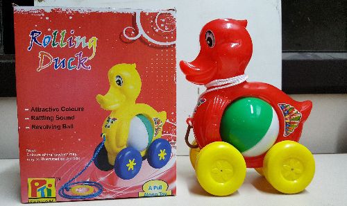 Plastic Rolling Duck Toy