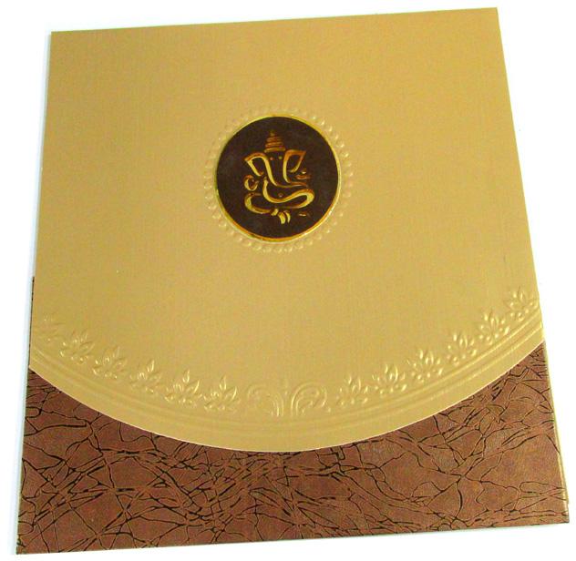 Wedding Cards,wedding cards, Color : Brown
