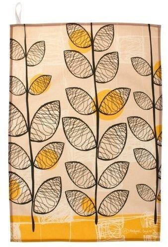 Leaf Printed Tea Towel
