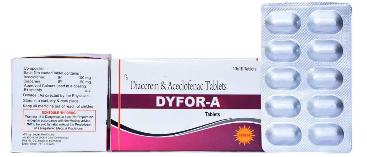 Diacerien 50 mg + Aceclofenac 100 mg