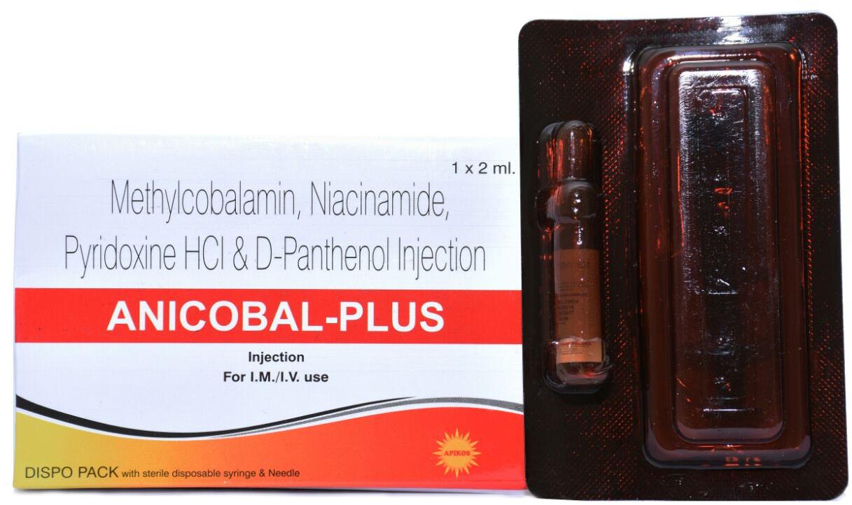 Methylcobalamin 1000 MCG +Niacinamide+Pyridoxine+d-Panthenol