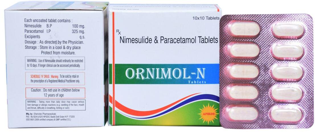 Nimusulide + Paracetamol tablet