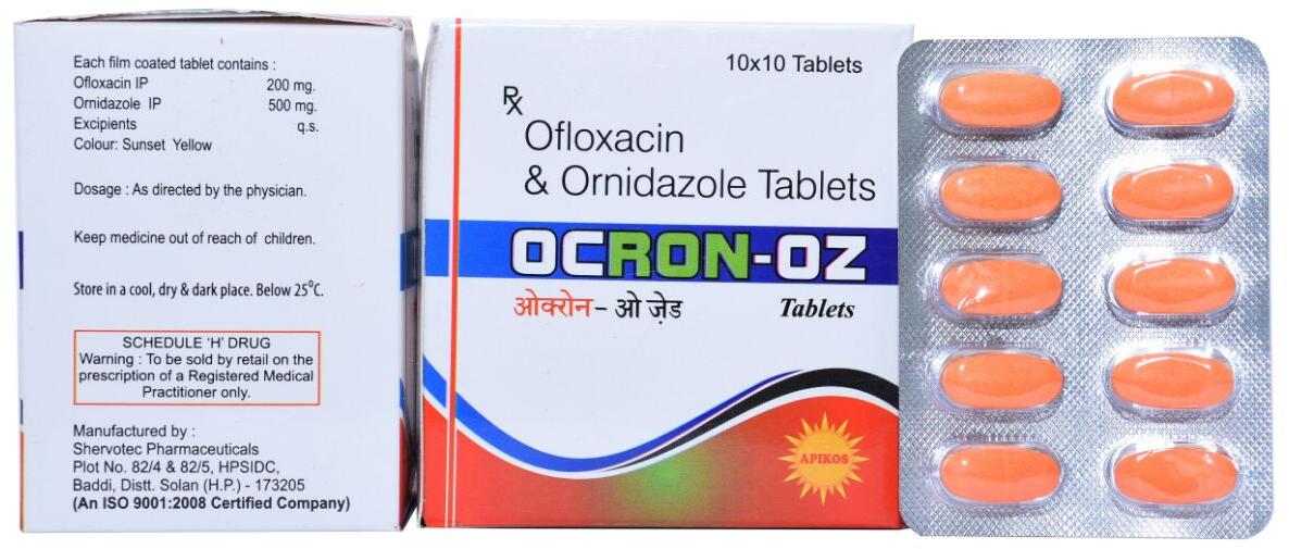 ofloxacin+ ornidazole tablet
