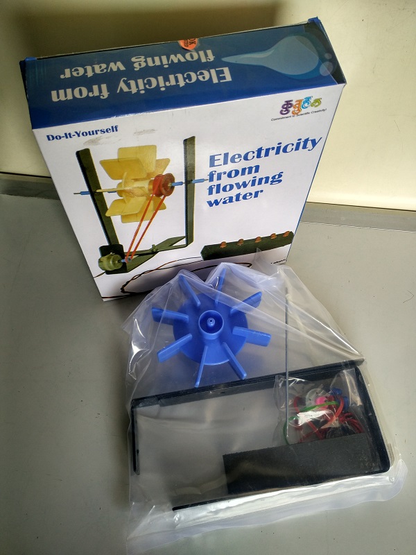 Electricity from Flowing Water-DIY Science Kit