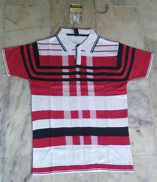 Checkered Cotton polo t-shirts, Size : M, XL