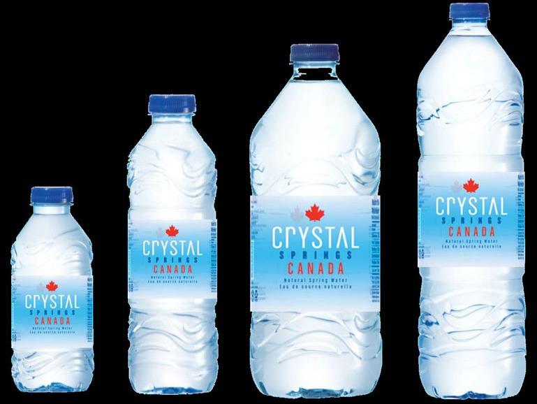 Crystal Springs Canada PET Water Bottles