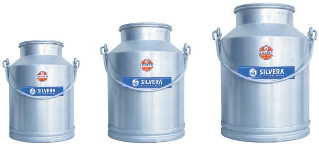 Polished Plain Aluminium Milk Jars, Feature : Light Weight, Rust Resistant