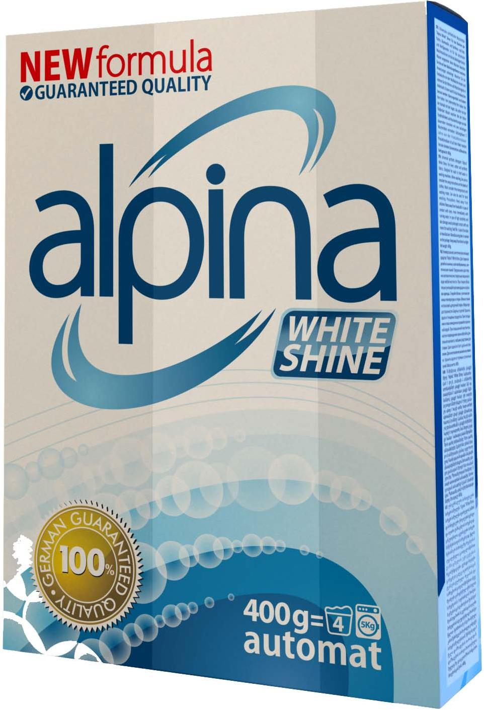 Shine white. Порошок Alpina. Стиральный порошок альпин.