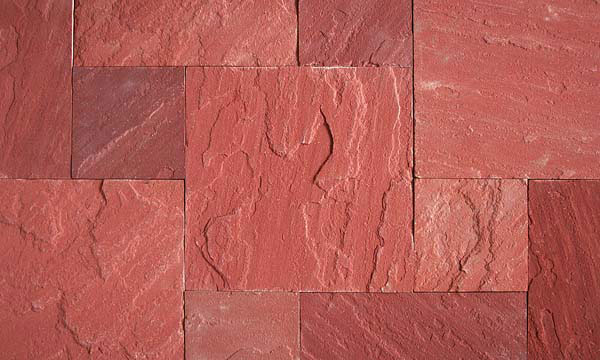Rectangular Polished Solid Dholpur Red Sandstone, for Construction Use, Size : 12x12ft12x16ft, 18x18ft