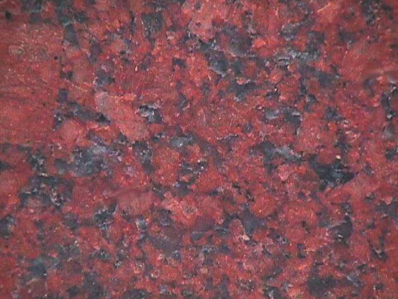 Polished Natural Ruby Red Granite Stone, Size : 12x12ft, 12x16ft