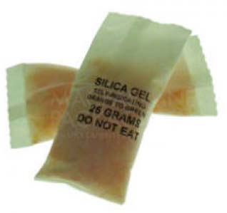 Orange Silica Gel Packets