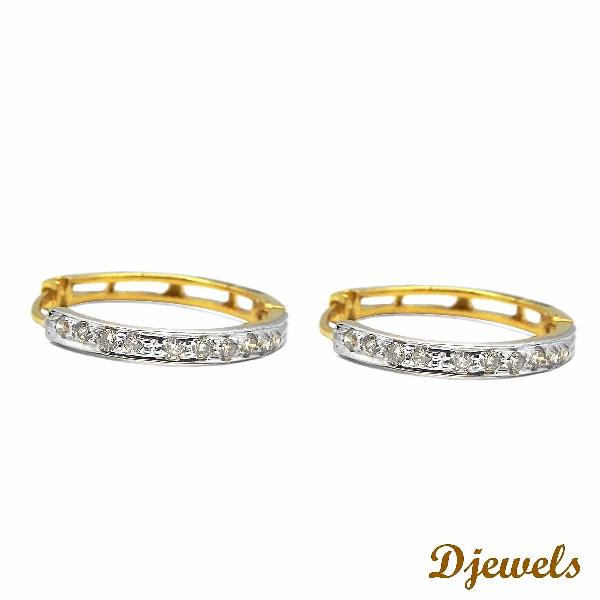 Djewels Gold Diamond Earrings, Gender : Ladies