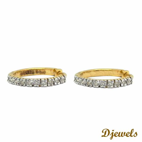 Djewels Diamond Gold Earrings, Gender : Ladies
