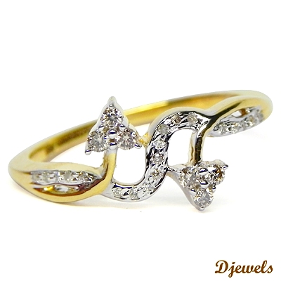 Djewels Gold Diamond Ring Stacey, Gender : Ladies