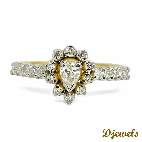 Djewels Gold Julie Engagement Ring, Gender : Ladies