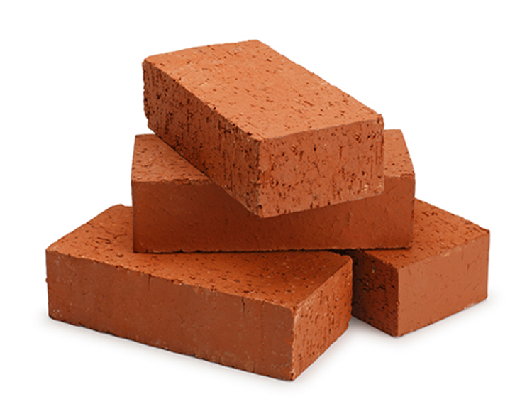 Rectangular Clay Bricks, for Construction, Form : Solid