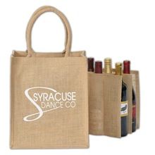 Jute Wine Bottle Bags