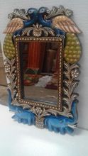 wooden hand carved beautiful mirror frame