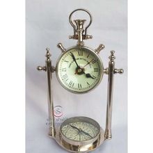 Aluminium Compass Clock