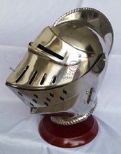 Medieval Closed Knight Armour Helmet
