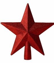 Red acrylic Christmas decoration star