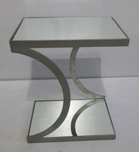 MIRRORED SIDE TABLE