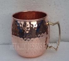 Copper Moscow Mule Hammered Mug