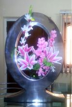 led table flower vase