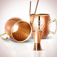 Two Moscow Mule Copper Mugs
