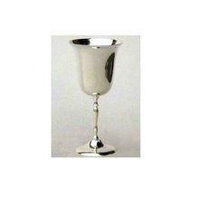 Silver Plated Engraved Brass  Goblet