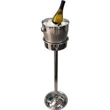 Stainless Steel Floor Stand Champagne Ice Bucket
