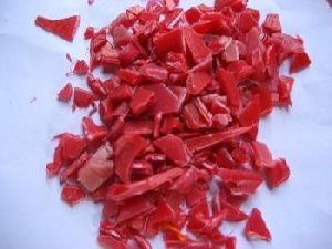PC Regrind Red Polycarbonate Scrap