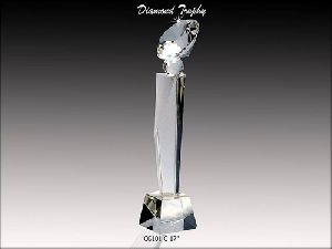 Designer Crystal Trophy