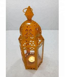 Yellow Color Small Moroccan Lantern