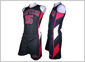 Custom basketball uniform