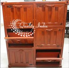 Container Style Sliding Drawers Large Cabinet