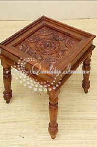 Wooden Carved Designer Coffee Table
