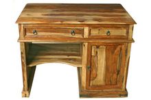 Wooden Two Drawers Office Table