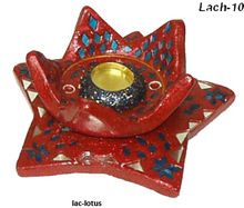 Lotus Lac Holder Cone and Incense